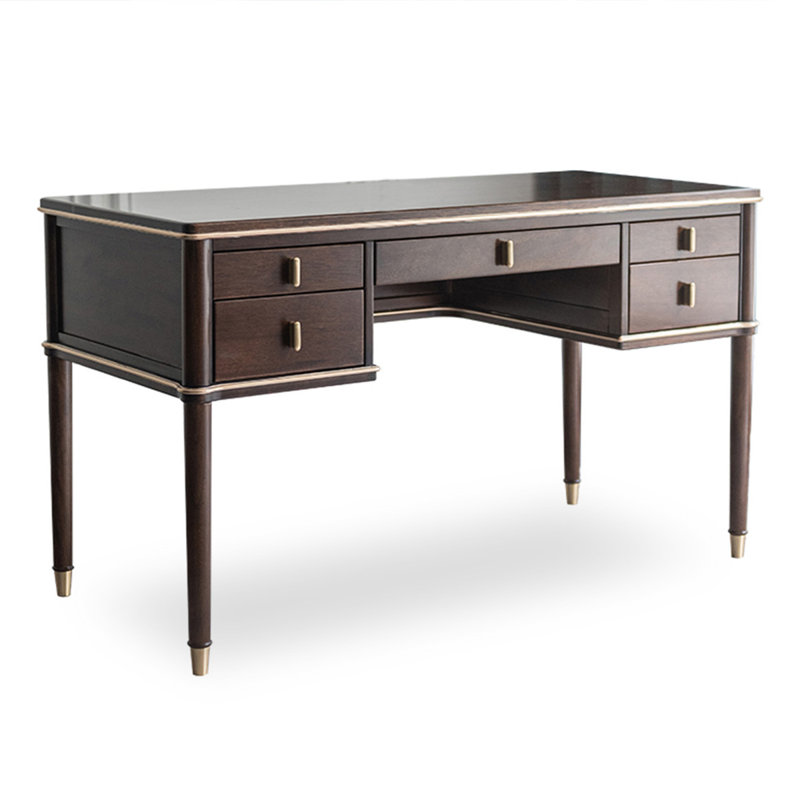 Modern Light Luxury Solid Wood Desk
