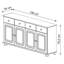 Abideen 156cm Sideboard-1878732794