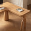 Bureau en bois massif en L Burlywood