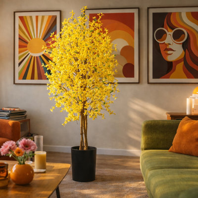 Faux Tree in Pot Liner