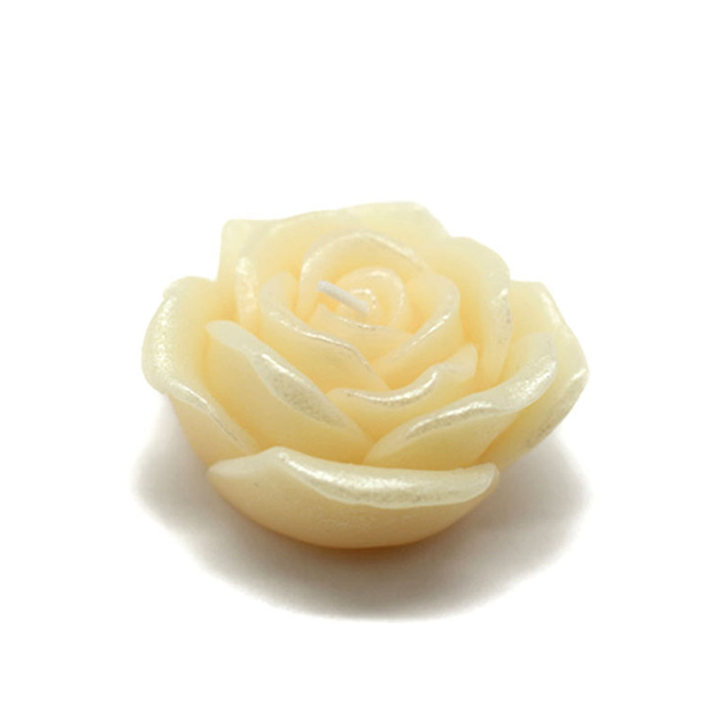 Bougie flottante sans parfum Rose, 144, Ivoire