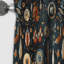Motif rétro Boho de nomade Ii - rideau abstrait boho - rideau occultant abstrait - 1 panneau-107556071