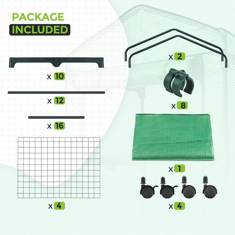 2' W x 2' D Growing Rack
