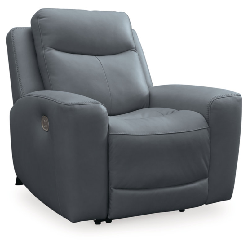 Fauteuil inclinable électrique standard en cuir 42 po de large
