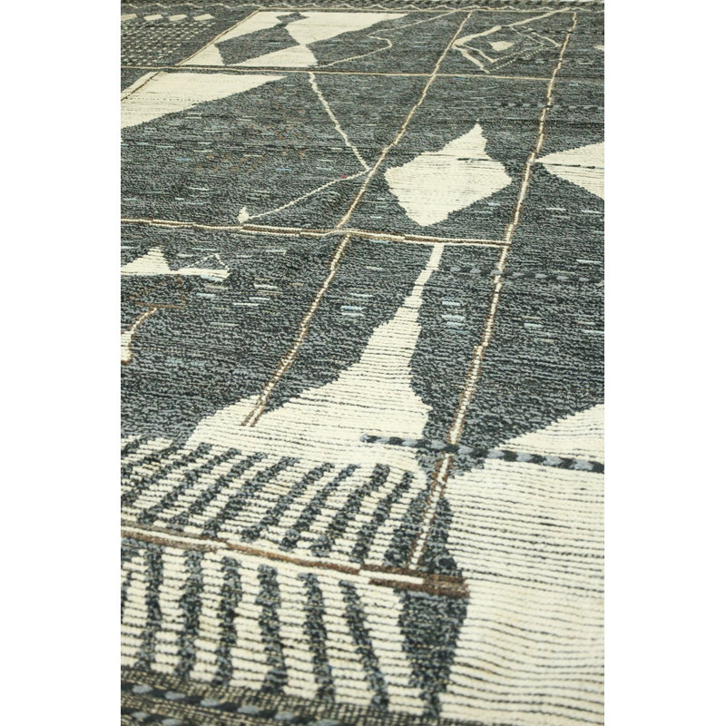 Moroccan Rugs One-of-a-Kind Rectangle 8'10" X 12'5" Area Rug