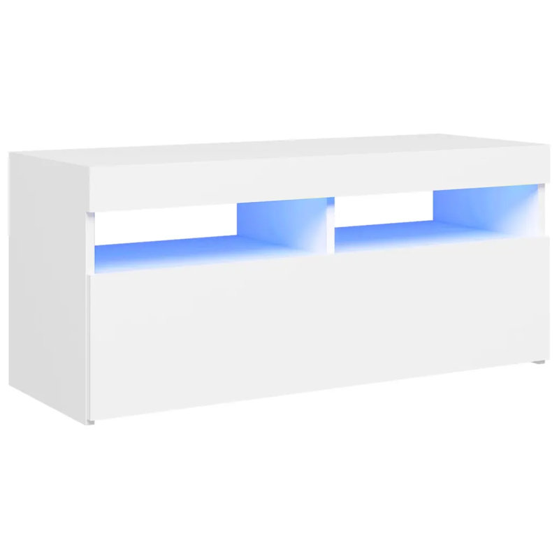 Madline Unfinished TV Stand, White, 90cm