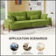Canapé confortable à assise profonde avec coussin moelleux, idéal pour divers espaces et détente