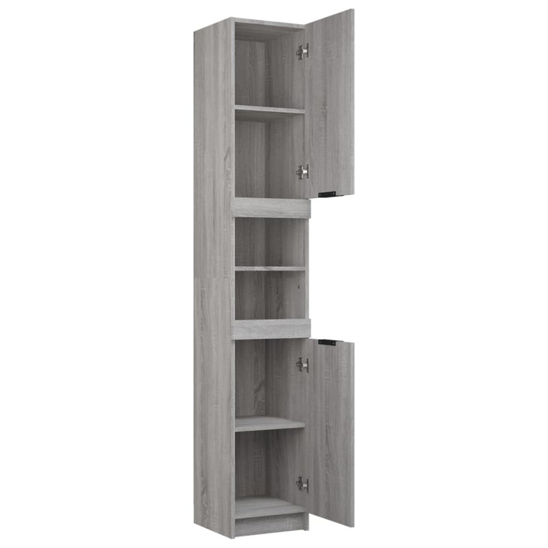 Joron Bathroom Cabinet, Grey Sonoma