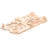 Carlisle Food Service Products Rectangle Plastic Drain Insert
