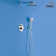 Rainfall Complete Shower System with 5-Setting Handheld Shower and Rough in Valve