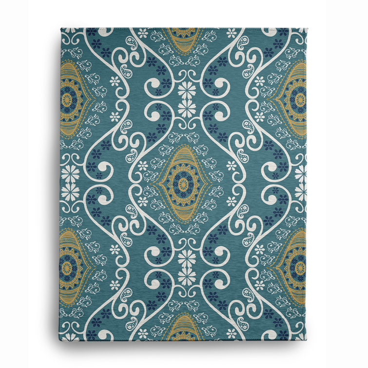 Catalie Chenille Oriental Indoor Rug