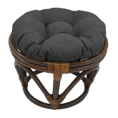 Repose-pieds d'extérieur avec coussin Arvina