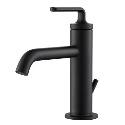 KRAUS Ramus Single Handle Bathroom Sink Faucet with Lift Rod Drain (2-Pack)