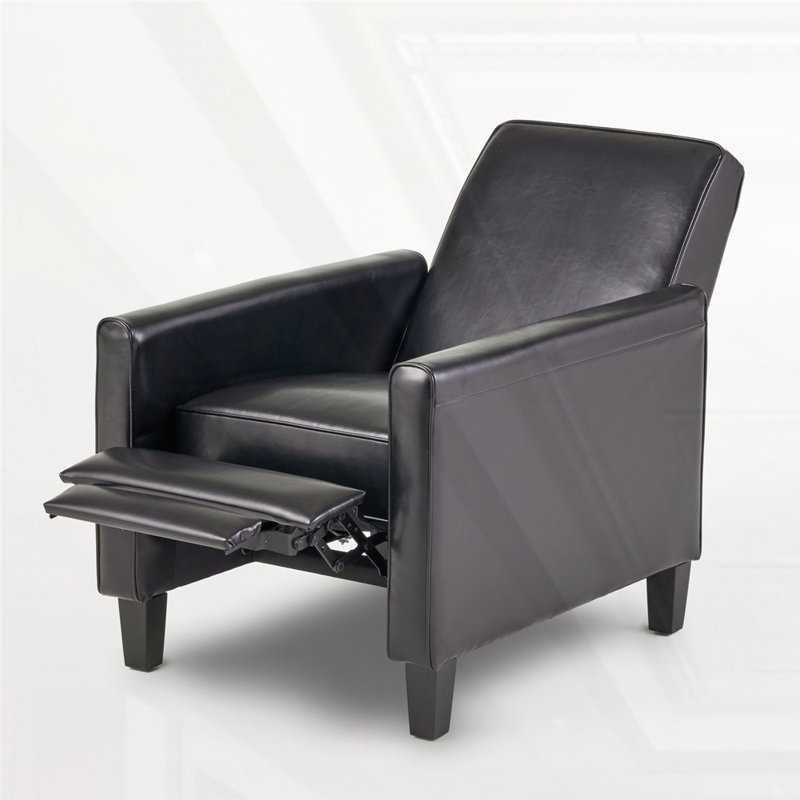 Recliner Push Back Chair, Black