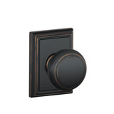 Andover Knob with Addison Trim Hall and Closet Lock