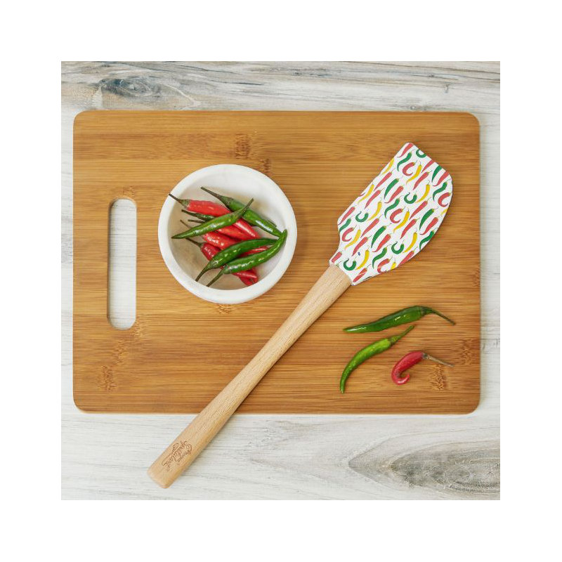 Spatulart® Add A Little Spice Wood Handled Spatula