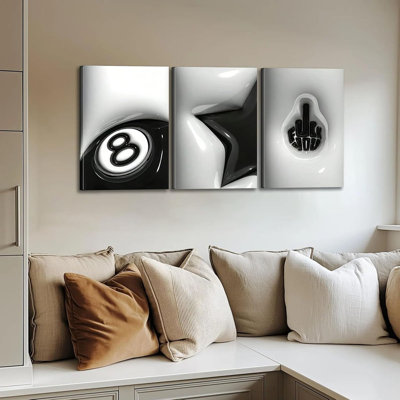 3 Piece Wrapped Canvas Print