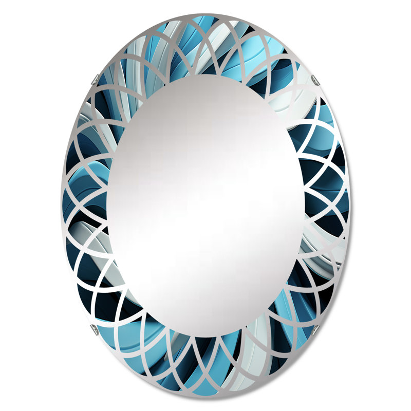 Kentyard - Miroir mural moderne ovale, 30 po x 20 po