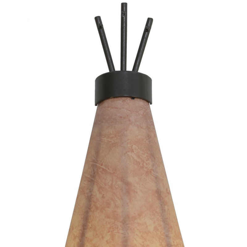 Rustic Lodge Flush Mounted Sconce