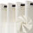 102 Inches Long Linen Curtains For Living Room, Light Filtering Privacy Curtains 102 Inch Length Ivory Cream, Farmhouse Modern Grommet Semi Sheer 2 Panels Set Drapes For Large Window 52X102