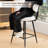 26" H Swivel Bar Stools Counter Height Bar Stools with Adjustable Foot Pads-1433710685-1439774159