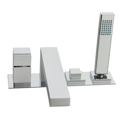 Shirl 4 Handle Deck Tub Spout Bath Filler