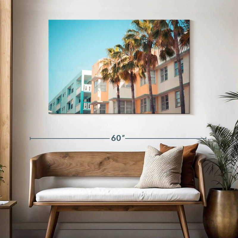 Lilie Miami City Buildings, H 32 po x l 48 po