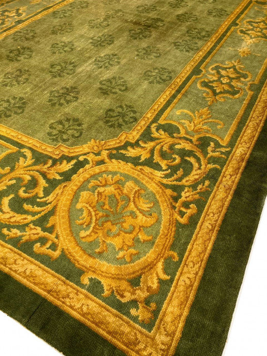 Donegal Green Handmade  Rug 10'9'' X 16'5''