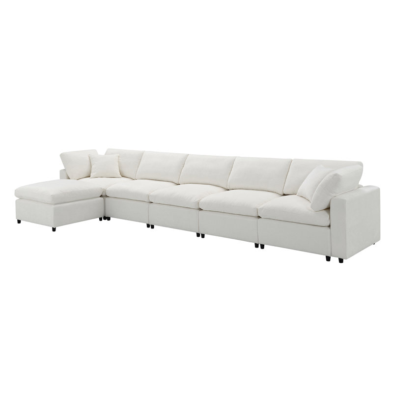 Canapé-lit modulaire 130 * 65 ", Chenille beige