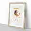Prince Mantouhichopchf by Emile Prisse d'Avennes - Picture Frame Painting Print-55601409-55601412