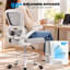 Chaise de dessin ergonomique réglable en hauteur avec soutien lombaire, chaise de bureau haute avec accoudoirs relevables, grise-85131481-85131485
