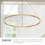 Cerchio 1 - Light LED Unique/Statement Pendant-269815024-269815027