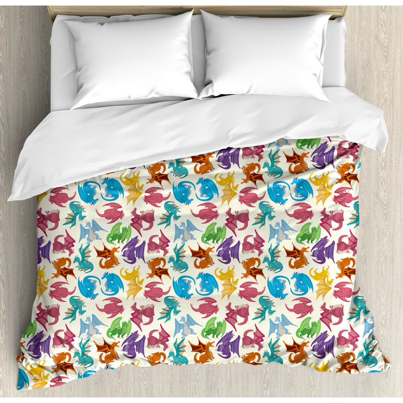 Quilt Set, King Duvet Cover + 2 King Shams
