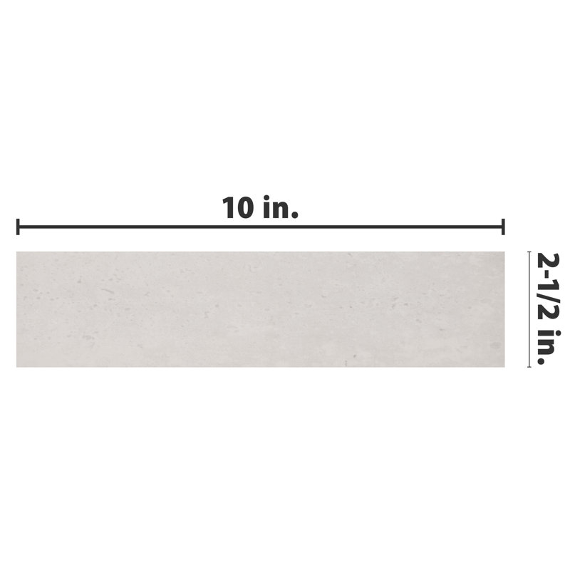 Capri 3" x 10" Porcelain Stone Look Subway Wall Floor Use Tile, Neve