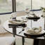 Plateau tournant 50 po noir brillant amovible