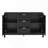 Sideboard Console Table With Wave Design - 3 Adjustable Shelves, 3-Drawers & Soft-Close Doors, Storage With Metal Handles, Suitable For Study, Hallway And Living Room, 3 Colors