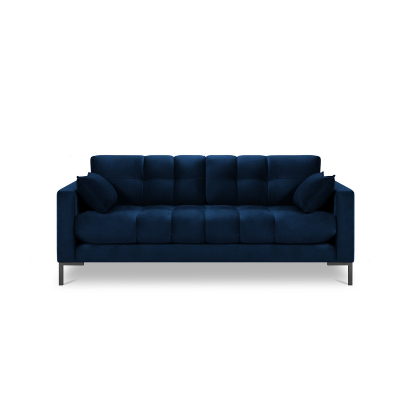 Adoraim 3 Seater Sofa, Blue, Black