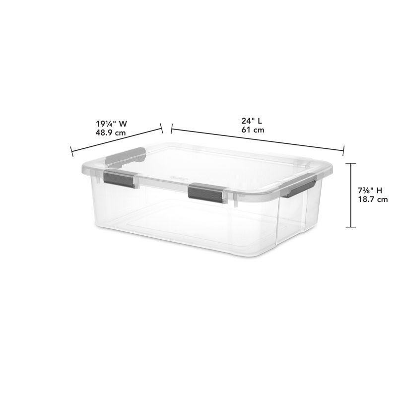Sterilite HingeLID Box