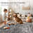 Machine Washable Rug Oriental Vintage Non-Slip Low Pile Rubber Backing Area Rug for Living Room Bedroom Kitchen Dining Room-109902985