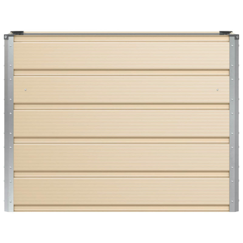  Planter Steel, Ivory, 75cm H x 100cm W x 40cm D