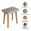 Bove Vanity Table Set with 3 Modes Adjustable Brightness Mirror with Free Stool