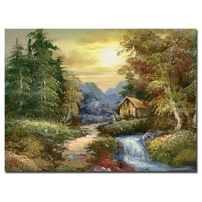 Tranquility by Rio - Print on Canvas, 26" H x 32" W x 2" D