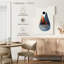 Avery minimaliste Mid-Century orange marine II-108358268