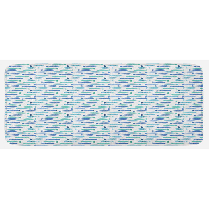 Tapis de cuisine poisson
