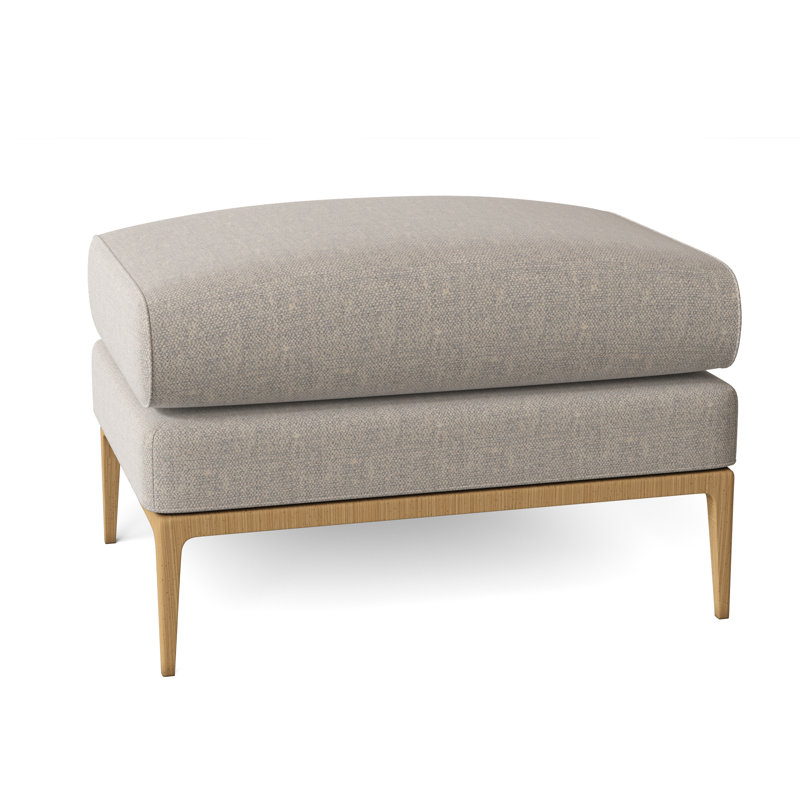 Cooper Ottoman, Maya Cyan, Amber