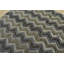 Tapis unique en laine noué à la main gris / ivoire 8 pi x 10 pi 3 po Beckette