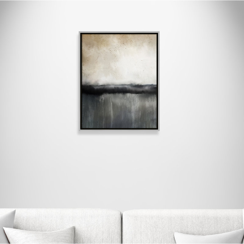 «Dorota Sunset» par Kimberly Allen, reproduction, H 21,5 po x l 17,5 po, Toile encadrée, Argent argent