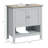 Adjustable Mdf Storage Cabinet Modern Bathroom Organization