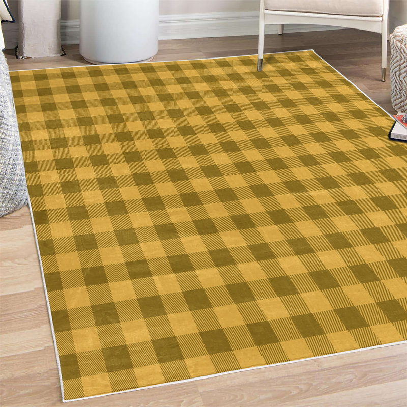 Tapis décoratif Scheri, Rectangle 4 pi x 5 pi 5 po