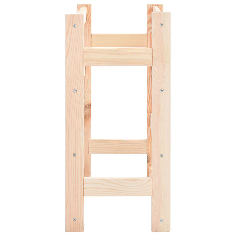 Maximilian Solid Wood Tabletop Wine Bottle Rack in Natural